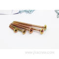 yellow zinc plated chipboard tapping screw